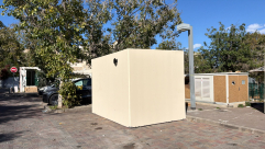 تركيب غرف آمنة في مفارق يافا تحسبًا لتصاعد الحرب