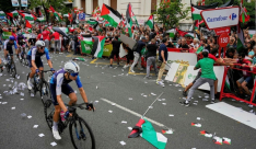 إقصاء فريق إسرائيل من سباق إميليا بإيطاليا بسبب احتجاجات مؤيدة لفلسطين