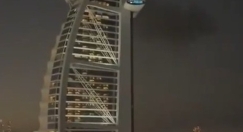 أضرار بمطار دبي وفندق برج العرب جراء غارات إيرانية