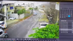 توثيق لحظة سقوط صاروخ إيراني في كفر قاسم صباح اليوم