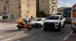 إصابة شاب وسيدة اثر حادث دهس في مدينة الرملة