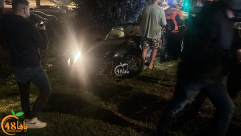 يافا : اصابة خطرة لسائق سيارة في حادث طرق ذاتي