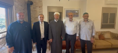 زيارة للشيخ مشهور فوّاز بمناسبة حصوله على الدكتوراة الثالثة 