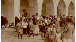 صورة نادرة لاحتفالات العيد في المسجد الأقصى وقبة الصخرة تعود لعام 1907