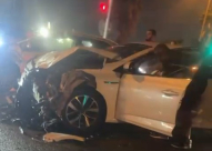 3 إصابات بحادث طرق في مدخل اللد الشمالي أثناء دوي صفارات الإنذار