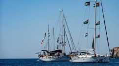  أسطول الصمود يقترب من سواحل غزة