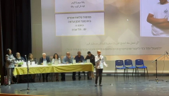  الطالب محمود أطرش من يافا يخطف الأنظار بكلمة عن العنف في مؤتمر طلابي بأم الفحم