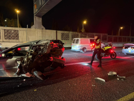 عملية انعاش لسائق سيارة ( 25 عاما) بالقرب من مفرق فولفسون على شارع 20 في حادث طرق بين مركبتين. 