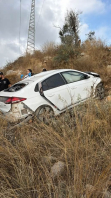 إصابة 4 أشخاص جراء حادث طرق مروع على شارع 89 قرب معليا- بينهم رجل وطفل بحالة خطيرة
