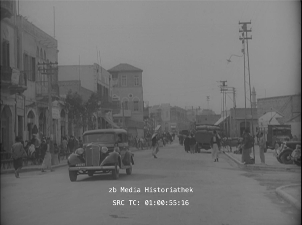 صورة نادرة لسوق البلابسة في يافا عام 1947